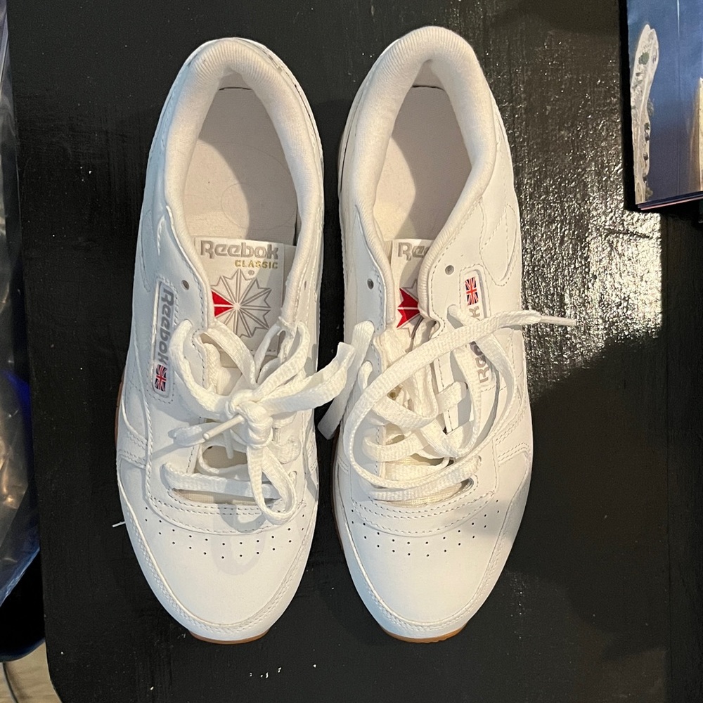 OBO Reebok Classic White Athletic Shoes